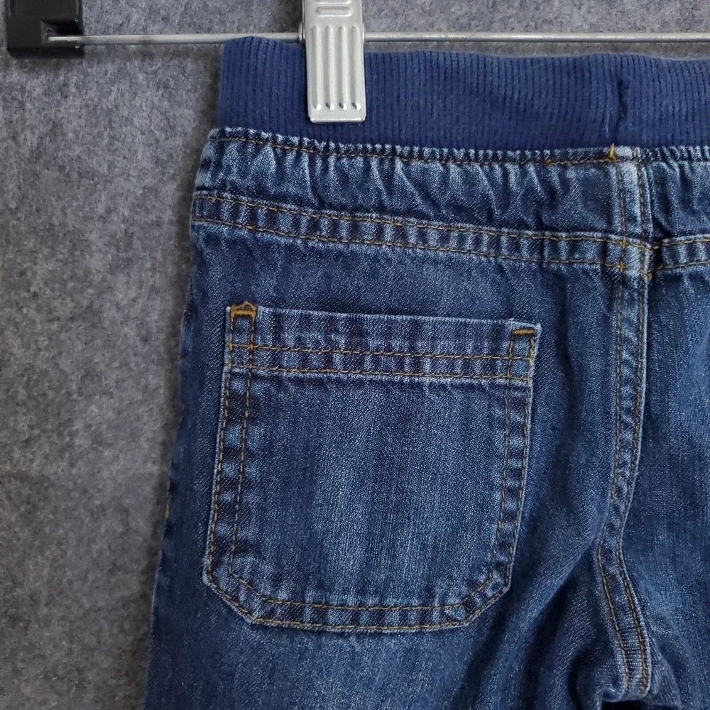 Simple Joys by Carters‎ Jeans Boys 3T Drawstring Pockets Solid Denim Distressed